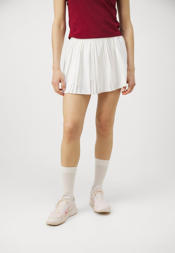 Nike Performance NIKECOURT ADVANTAGE WOMEN'S PLEATED TENNIS SKIRT - Sports skirt - white white