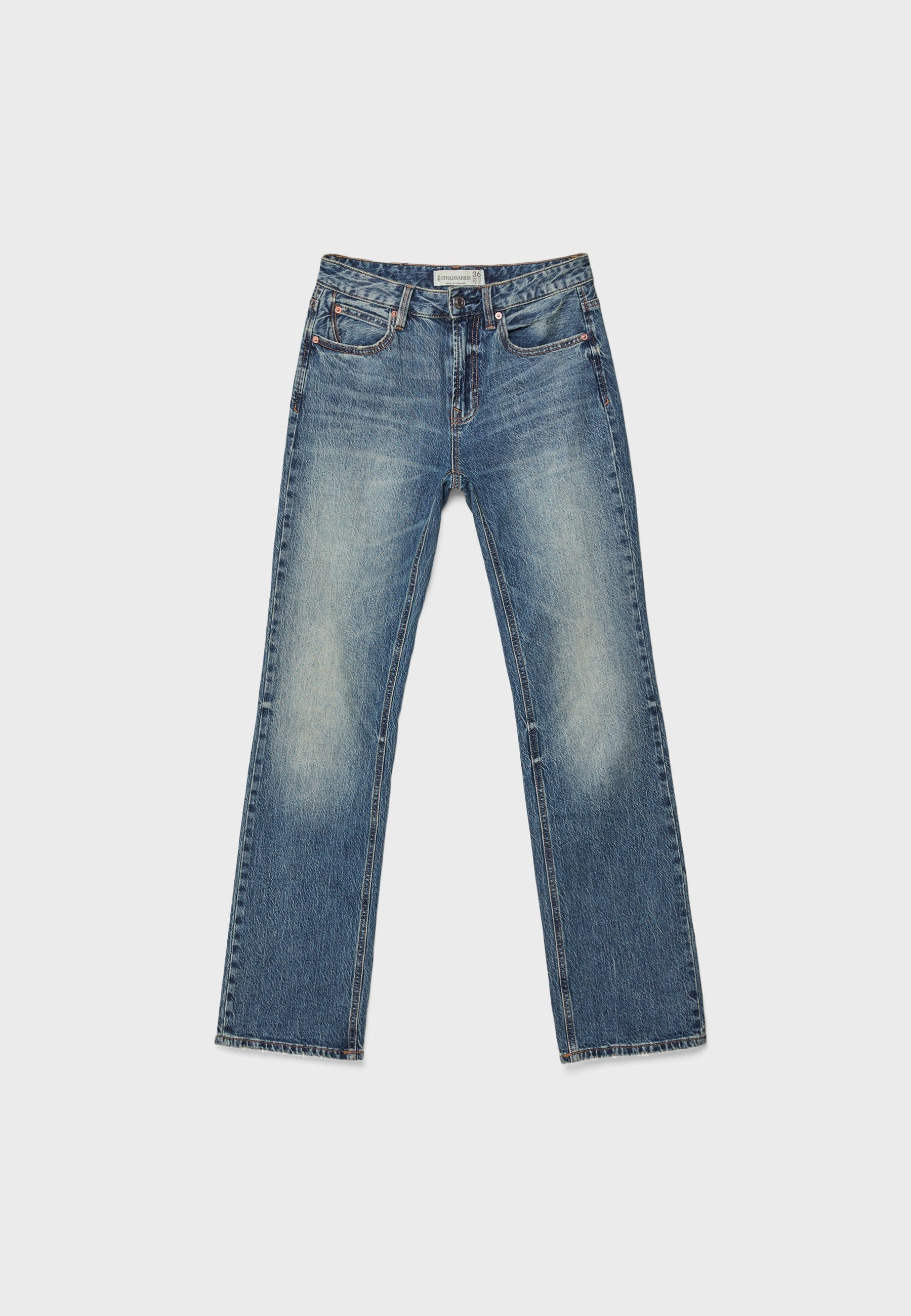 Stradivarius D98 STRAIGHT VINTAGE JEANS 01499499