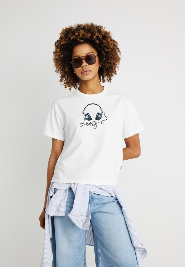 Levi's® VINTAGE TEE - Print T-shirt - bright white