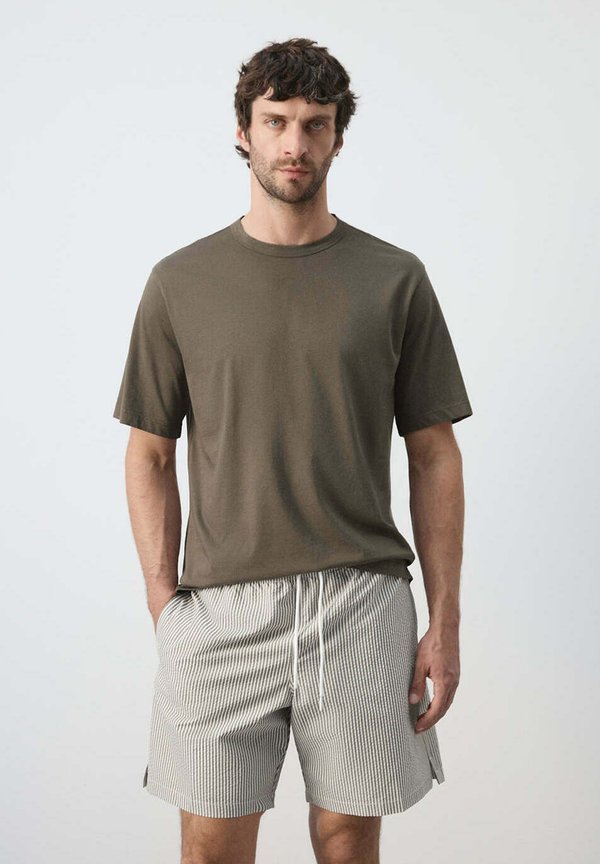 Mango ADULT - Basic T-shirt - brown