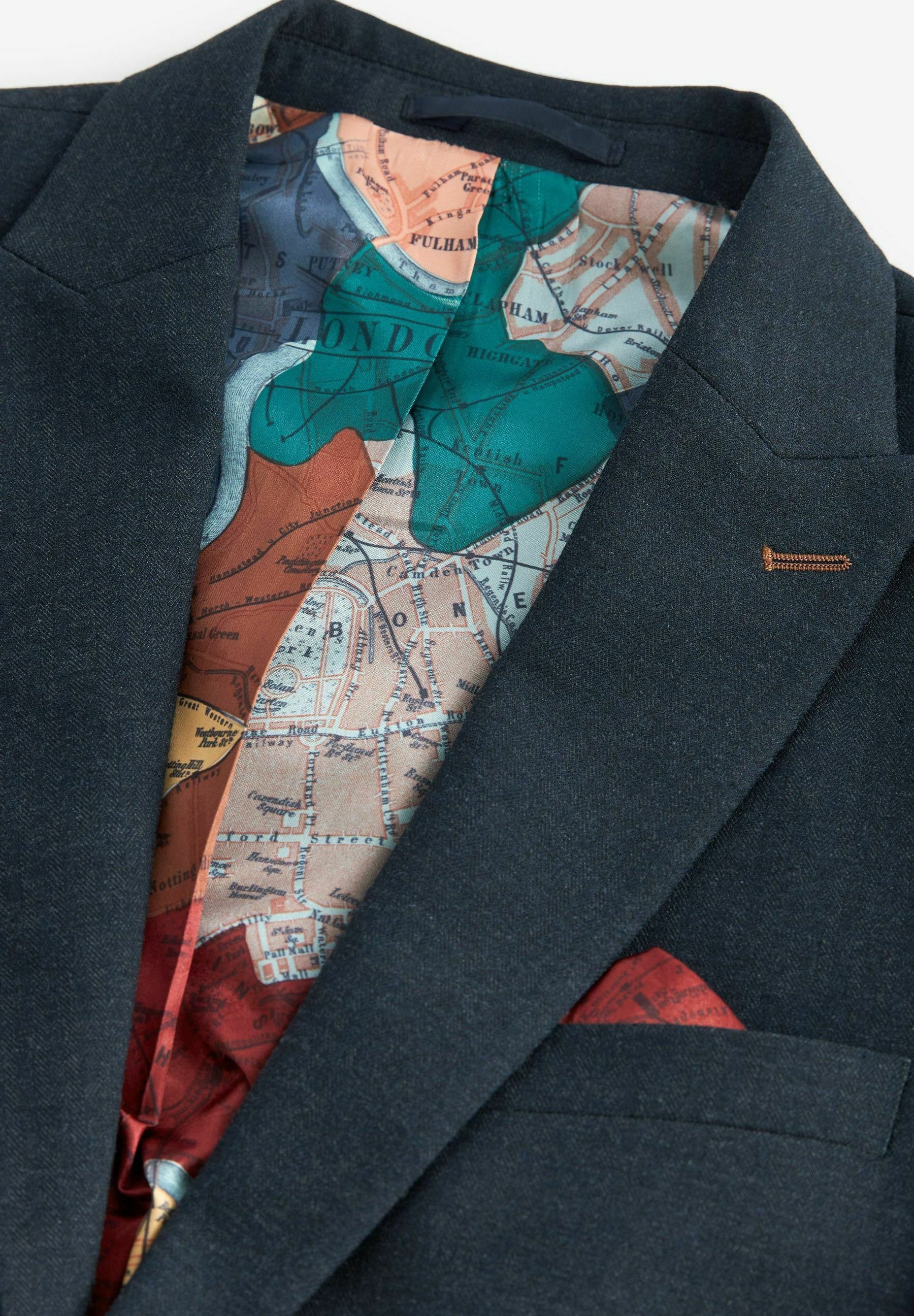 Next TRIMMED HERRINGBONE SUIT: JACKET
