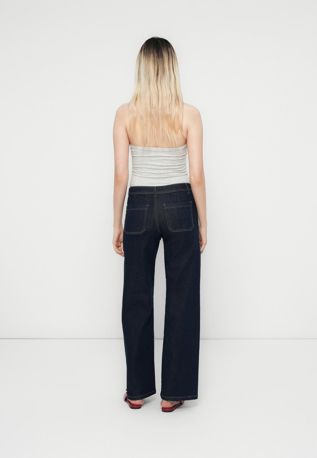 JDY Wide-fit JDYVANESSA Mid waist wide leg fit