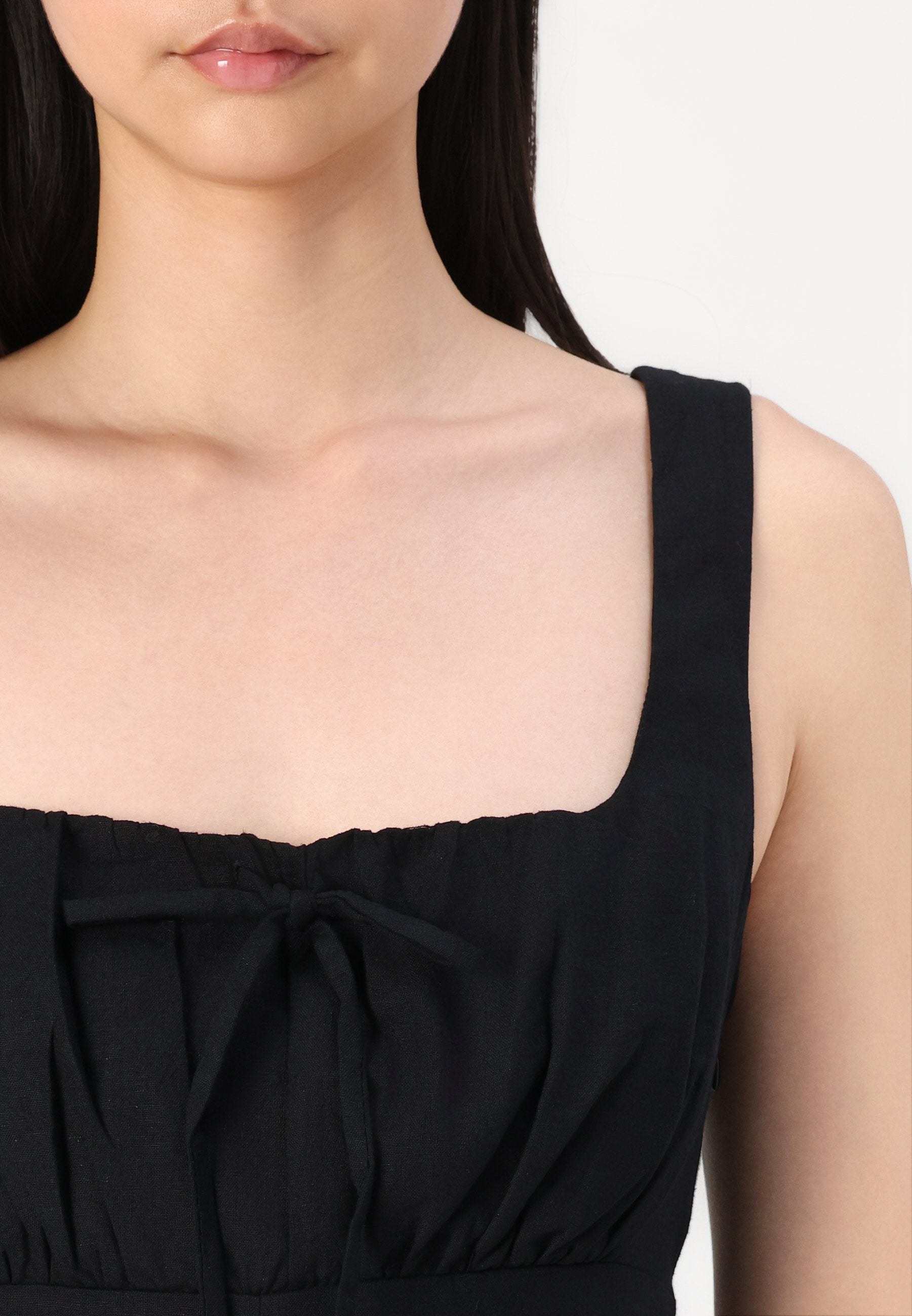 GAP TIE FRONT MAXI