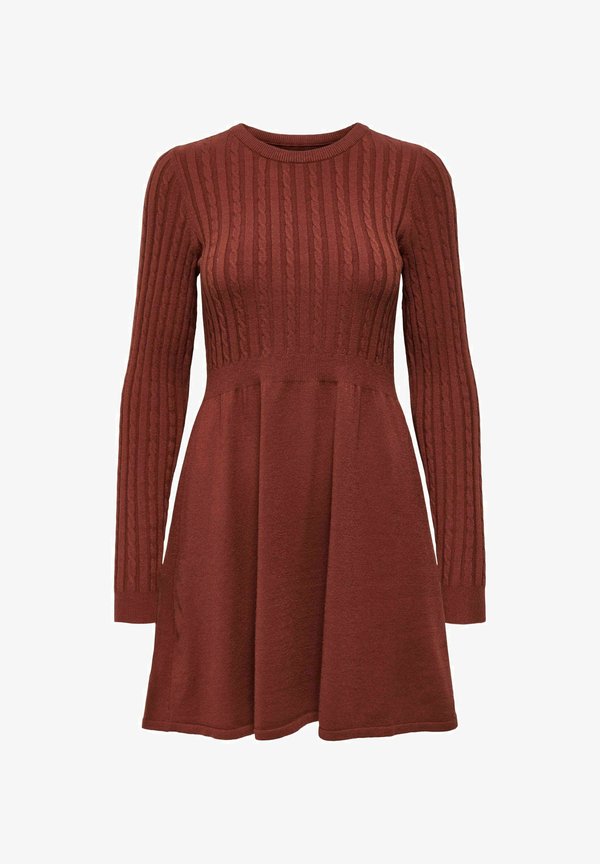 ONLY Knitted ONLFIA Short - Jumper dress - smoked paprikas