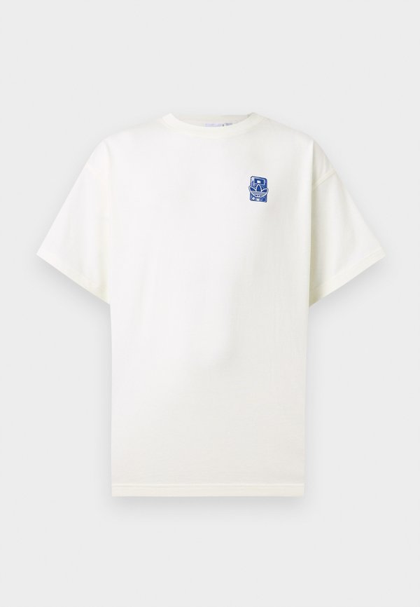 adidas Originals LOFI MUSIC GRAPHIC OVERSIZED TEE UNISEX - Print T-shirt - off white