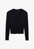 Superdry & Co SUPERDRY ATHLETIC ESSENTIAL POINTELLE CARDIGAN.. - Cardigan - eclipse navy
