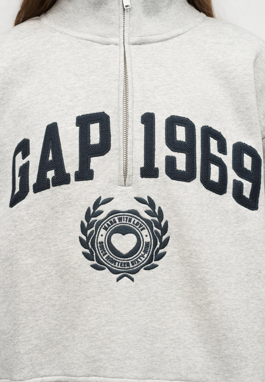 GAP LOGO JAN HALF ZIP