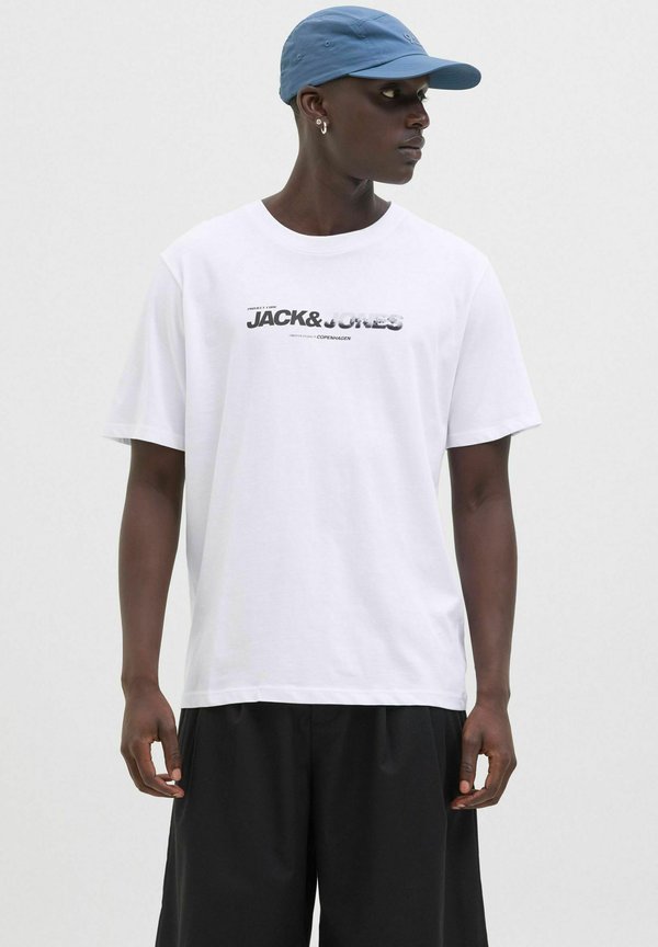 Jack & Jones Printed - Print T-shirt - bright white