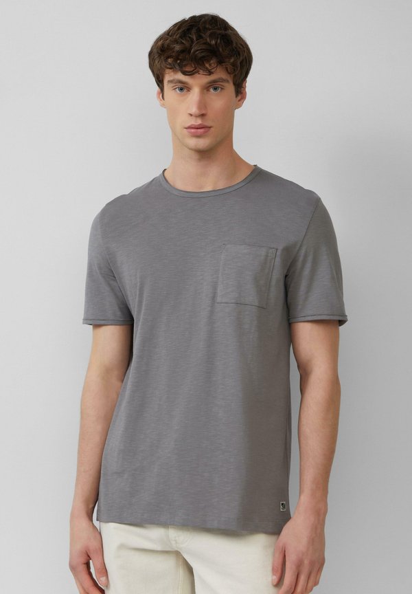 s.Oliver FLAMM UND OFFENEN KANTEN - Basic T-shirt - grau meliert