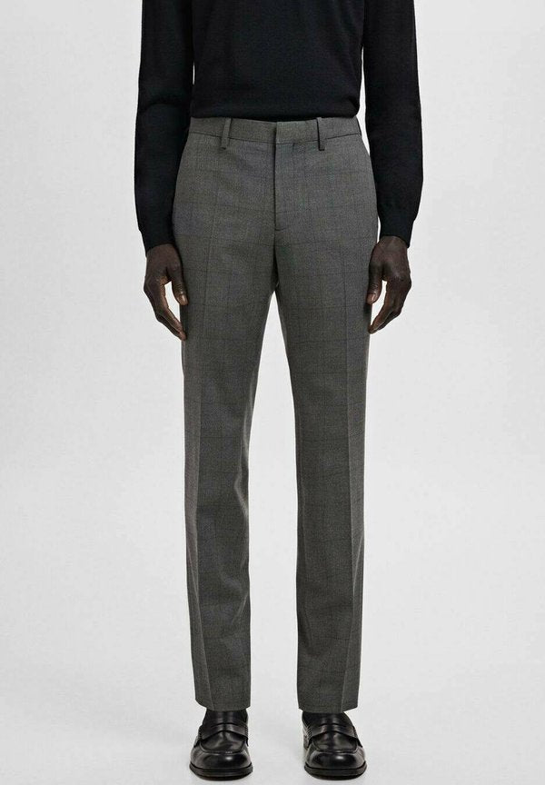Mango Trousers - medium heather grey