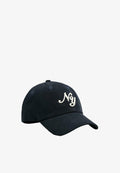 Bershka EMBROIDERED - Cap - dark blue