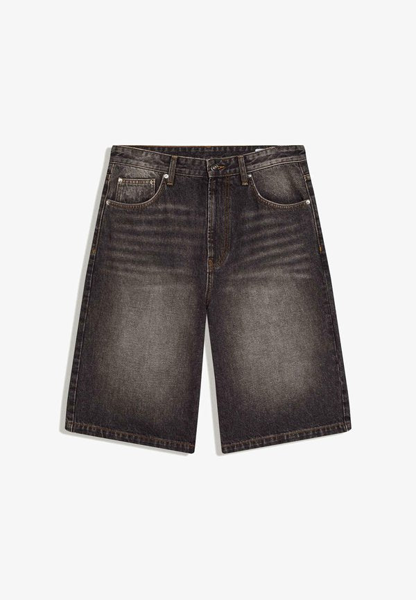 Bershka Denim shorts - black