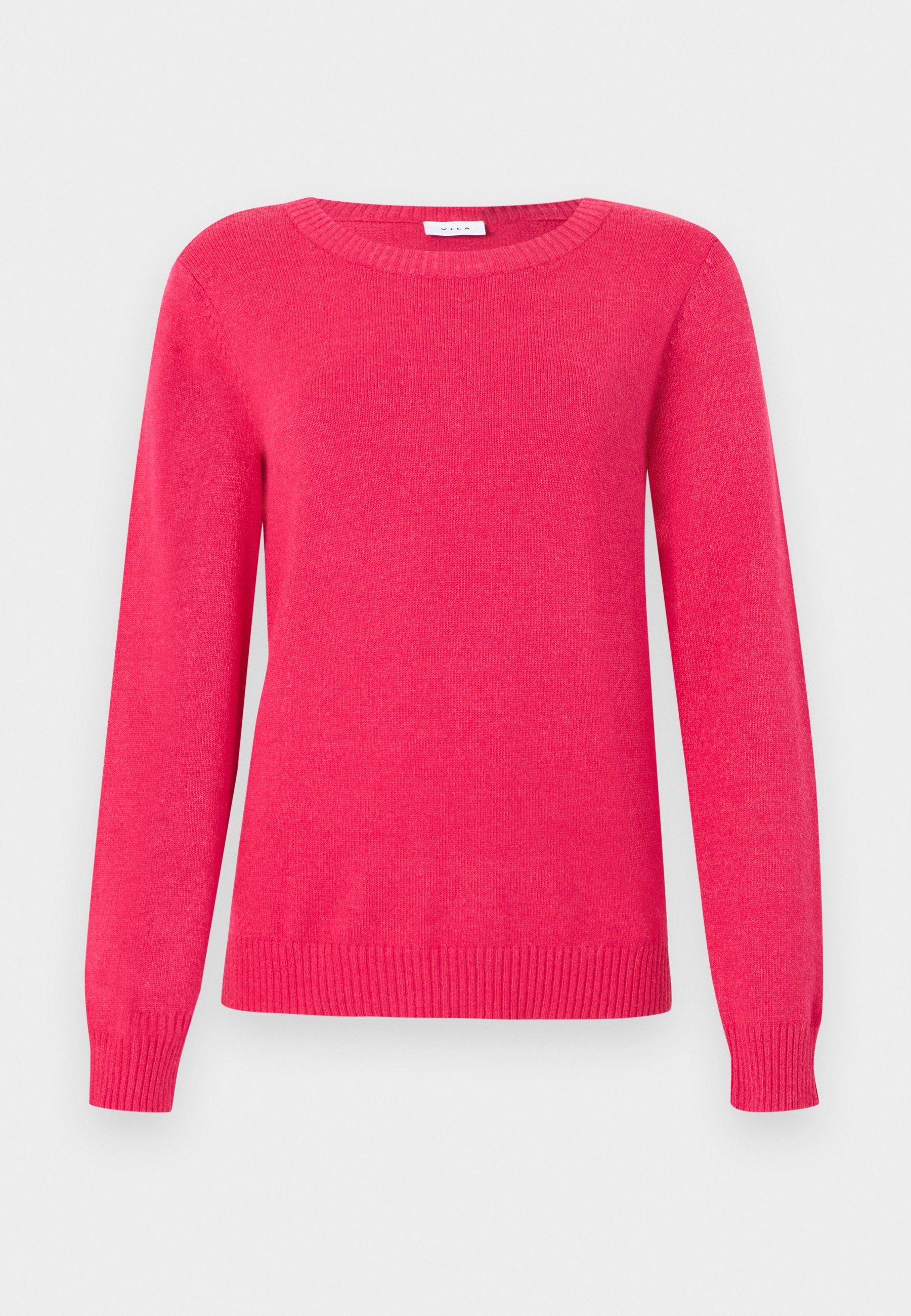 VILA VIRIL O-NECK L/S KNIT TOP - NOOS