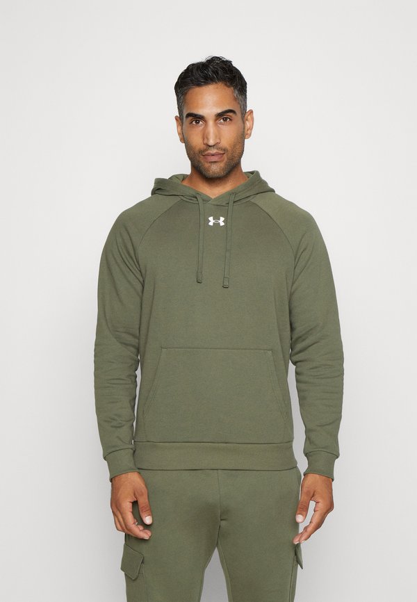 Under Armour RIVAL FLEECE - Hoodie - marine green