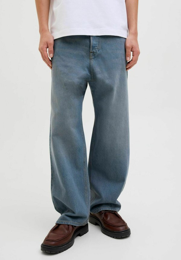 Jack & Jones Extra gy fit JJIRON JJORIGINAL AM 092 LN - Relaxed fit jeans - blue denim