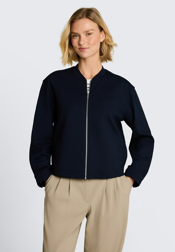 TOM TAILOR TOM TAILOR BLAZER LOOSE FIT JACKE MIT BOMBERKRAGEN - Bomber Jacket - sky captain blue
