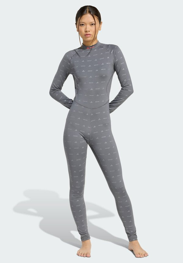 adidas Sportswear SHINE ONESIE - Wetsuit - granite/reflective silver