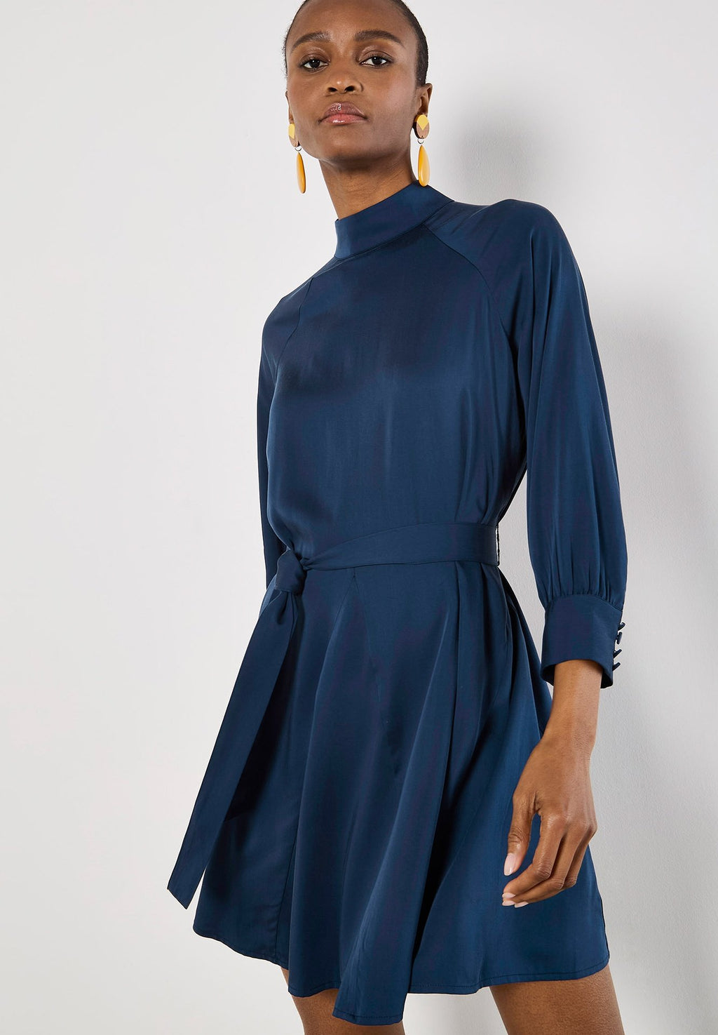 Apricot MOCK NECK SWING MINI