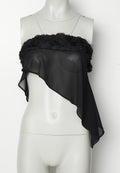 Jaded London RUFFLE FLOWER ASYMMETRIC