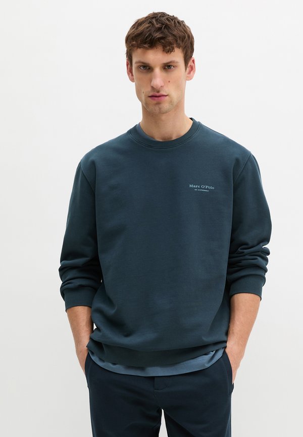 Marc O'Polo LONG SLEEVE NECKTRIMMING, ARTWORK ON BACK, BADGE ON CHEST