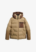 Superdry & Co SKI SPORTS PADDED BLOCK  - Winter jacket - buckwheat beige