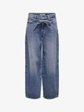 ONLY Straight fit ONLGIANNA Mid waist Balloon - Straight leg jeans - medium blue denim