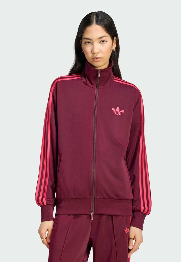 adidas Originals FIREBIRD LOOSE - Summer jacket - maroon   power pink