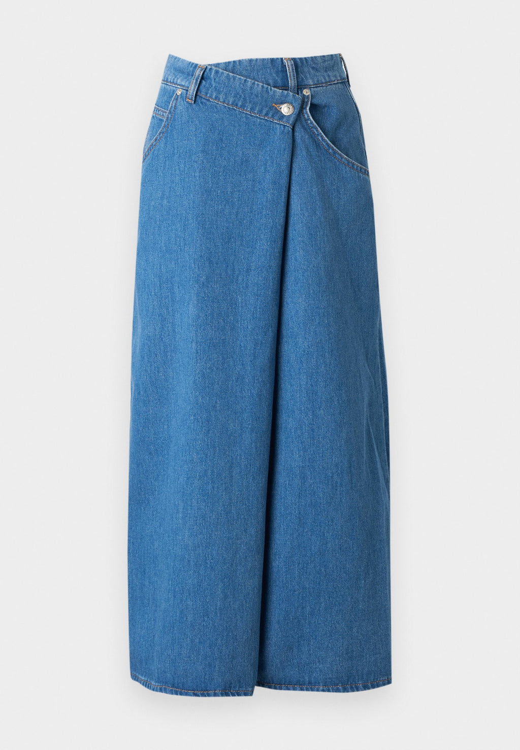 Topshop Denim TSABBY Midi