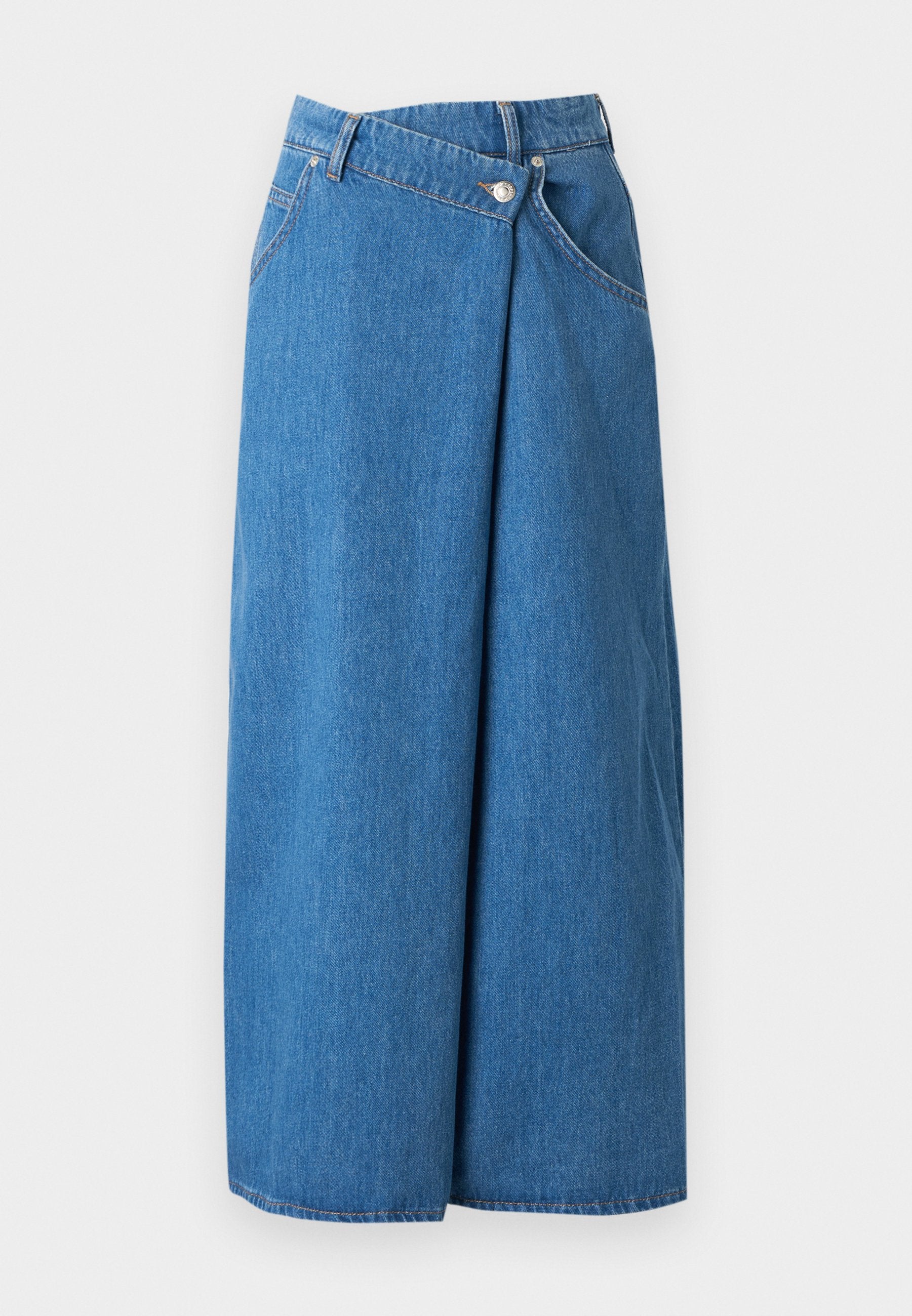 Topshop Denim TSABBY Midi