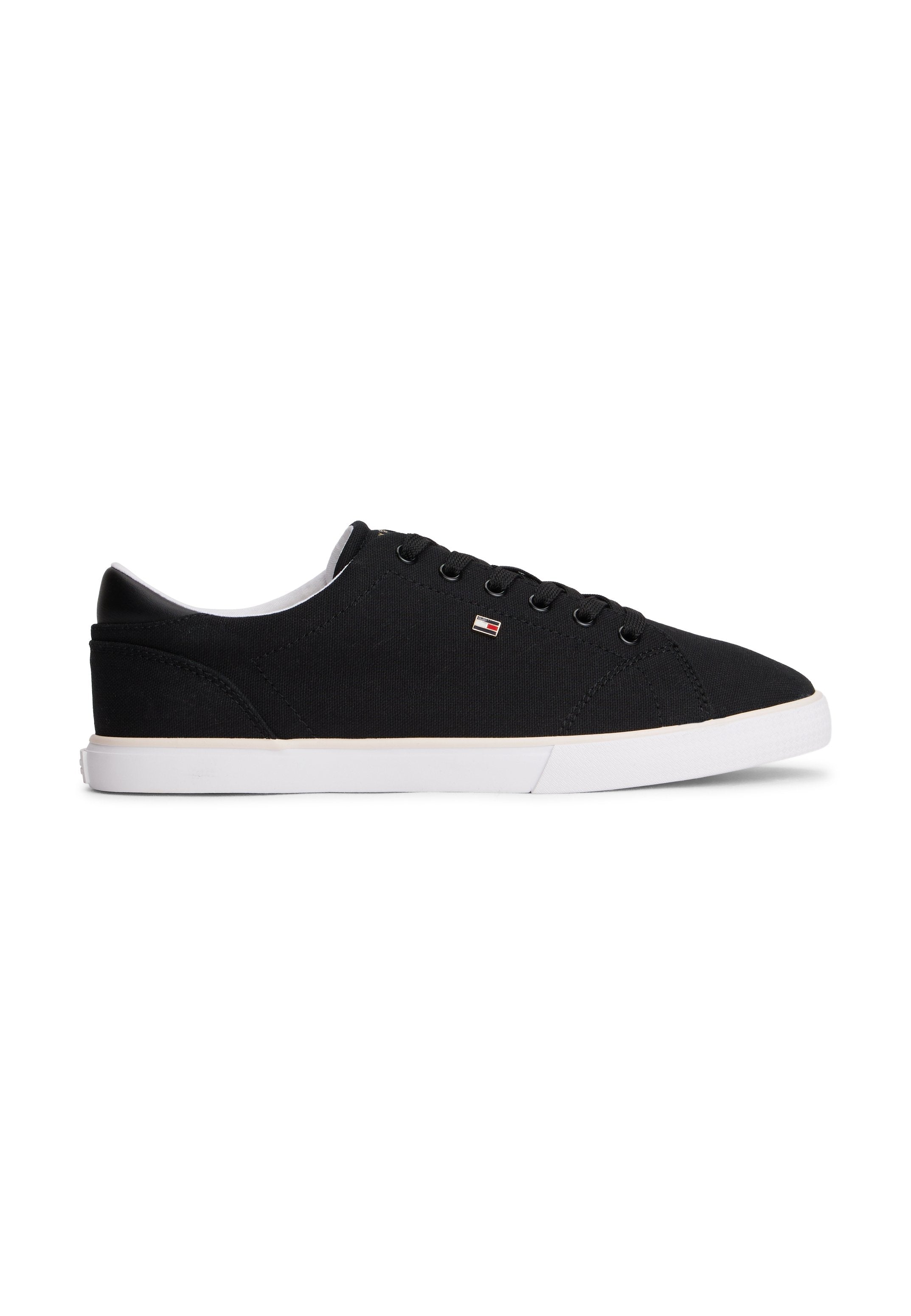 LOW PROFILE CANVAS LACE-UP TRAINERS Media 5