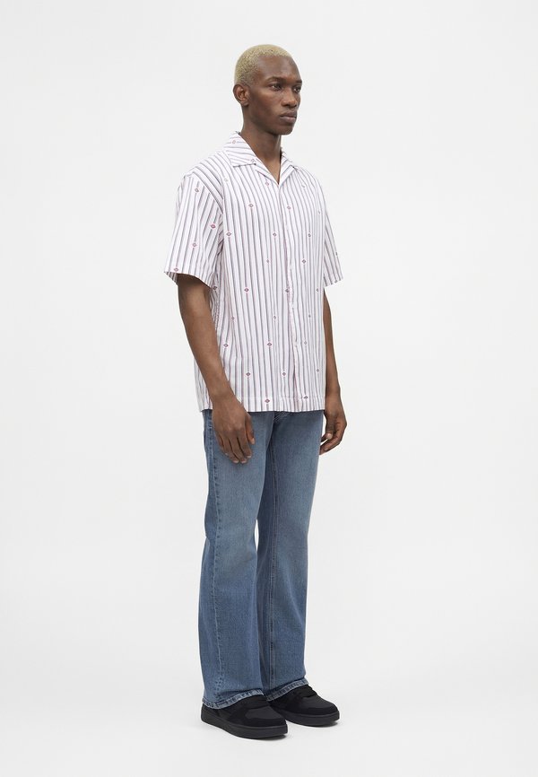 Cavalli Uomo STRIPES AND LOGO RELAXED FIT SHIRT