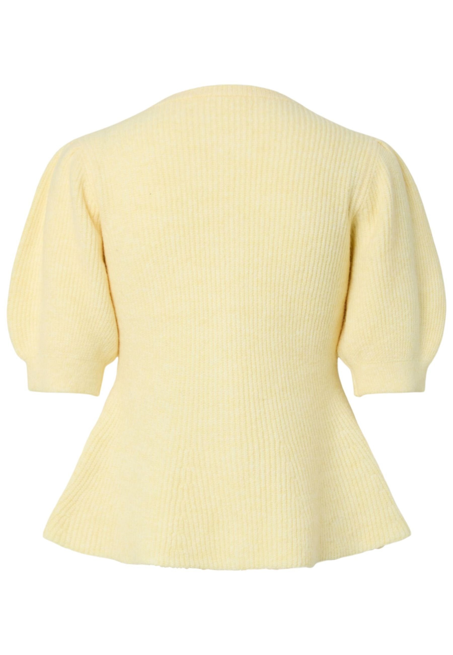 Pieces PCSILLY SS PUFF KNIT CARDIGAN NOOS BC