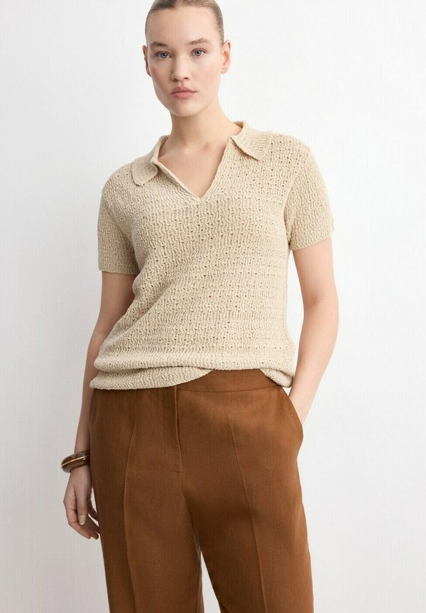 Mango ADULT - Polo shirt - sand