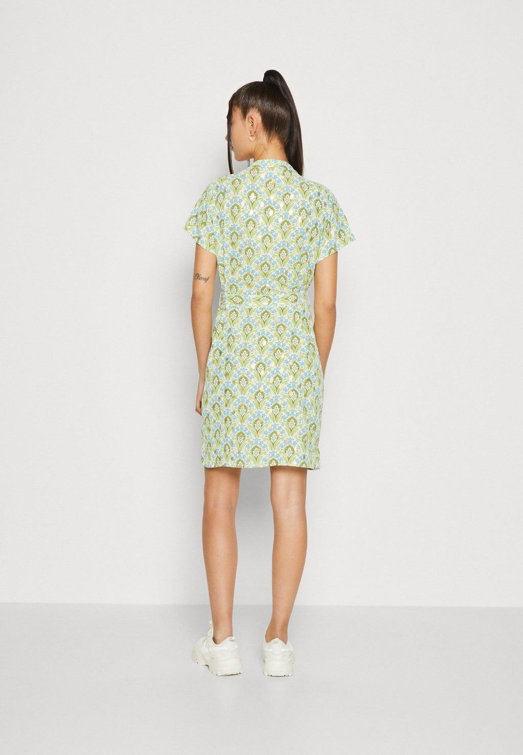 VILA VIZINO V NECK SHORT SHIRT DRESS