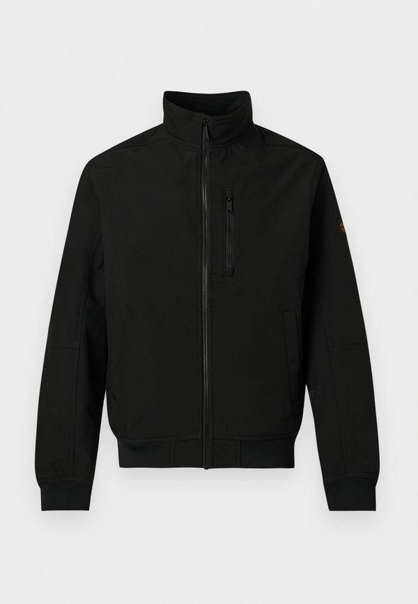 Jack & Jones JJELIAM SOFTSHELL BOMBER NOOS - Outdoor jacket - black