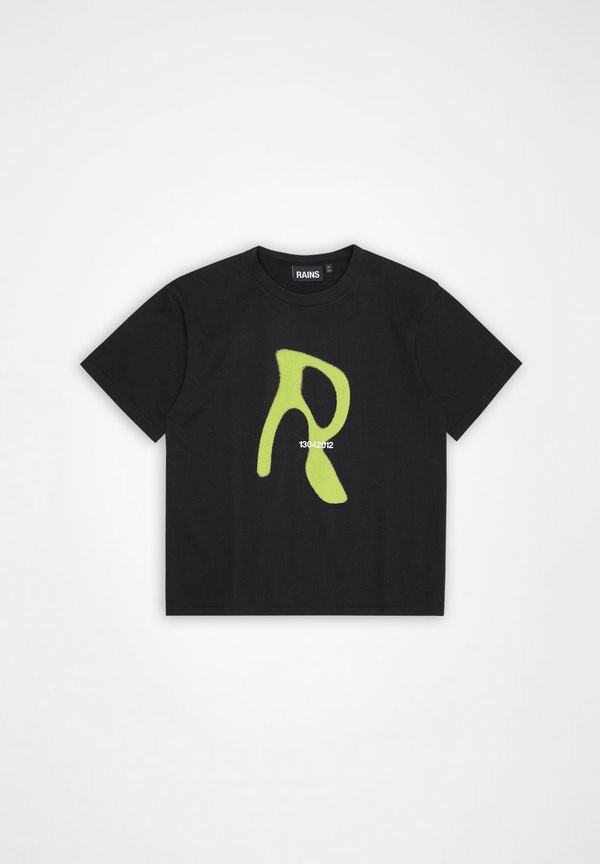 Rains CLASSIC BLURRED BLACK UNISEX