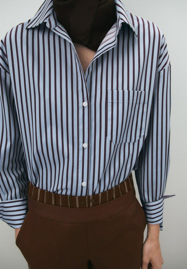 Mango Button-down blouse - light blue