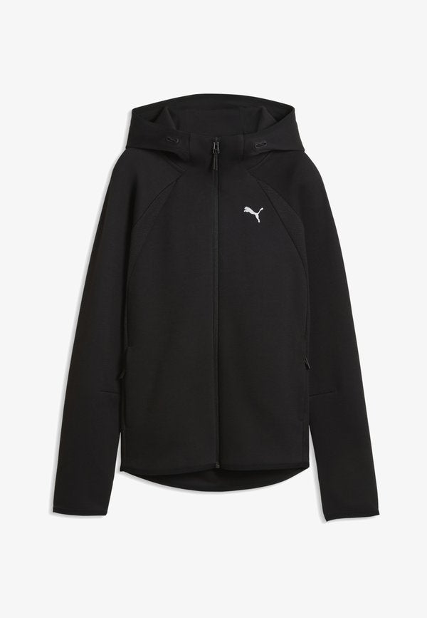 Puma EVOSTRIPE  - Zip-up sweatshirt - black