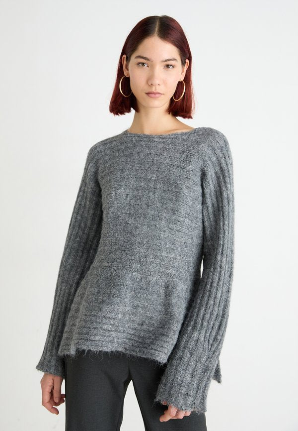 Aware Knitted VMNONO Knit - Jumper - medium grey melange