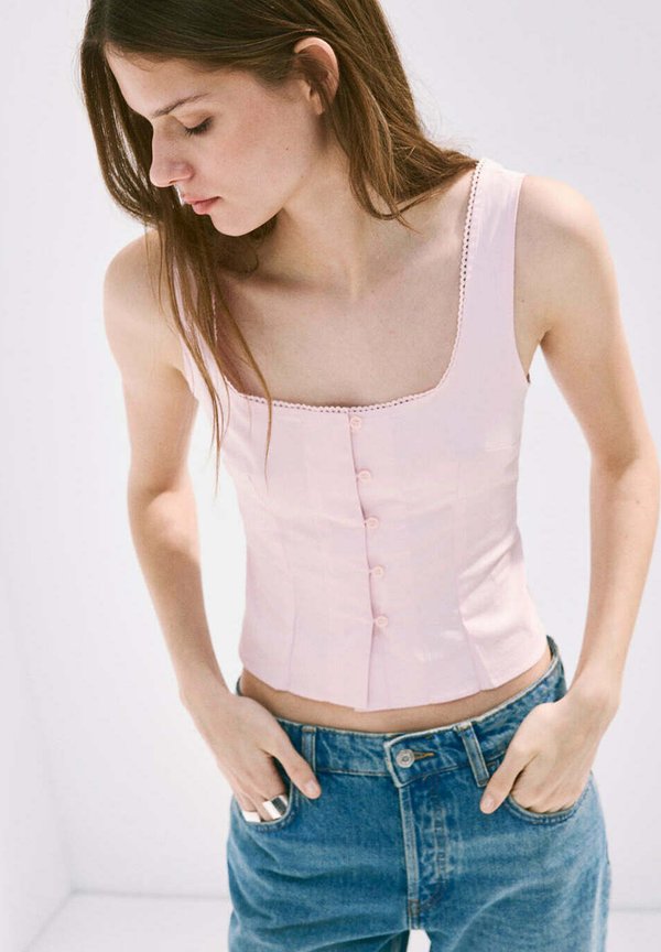 Mango ADULT - Blouse - pink