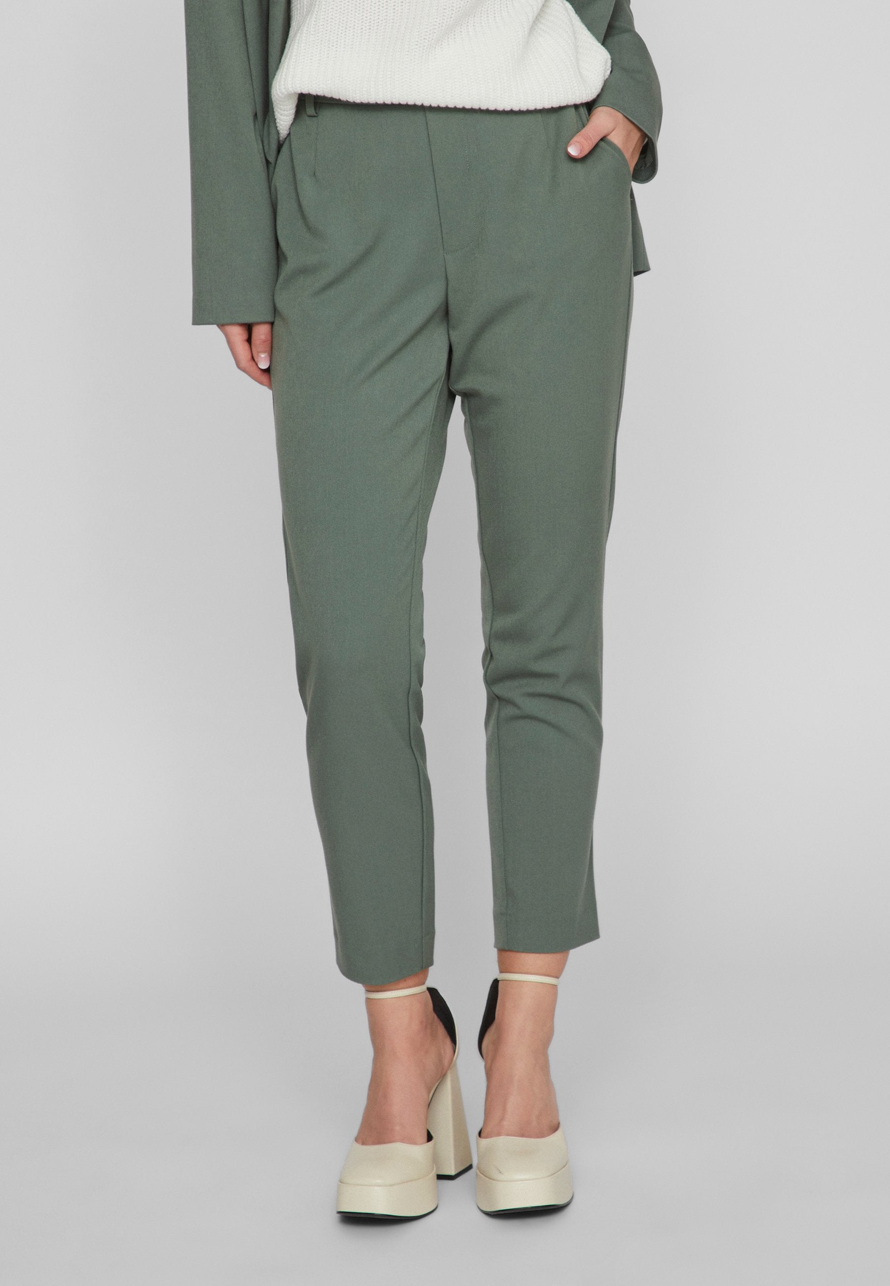 VILA VIVARONE HW SLIM PANT - NOOS