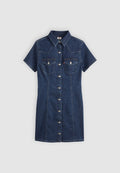 Levi's® TRACE WESTERN DRESS - Denim dress - howdy hi