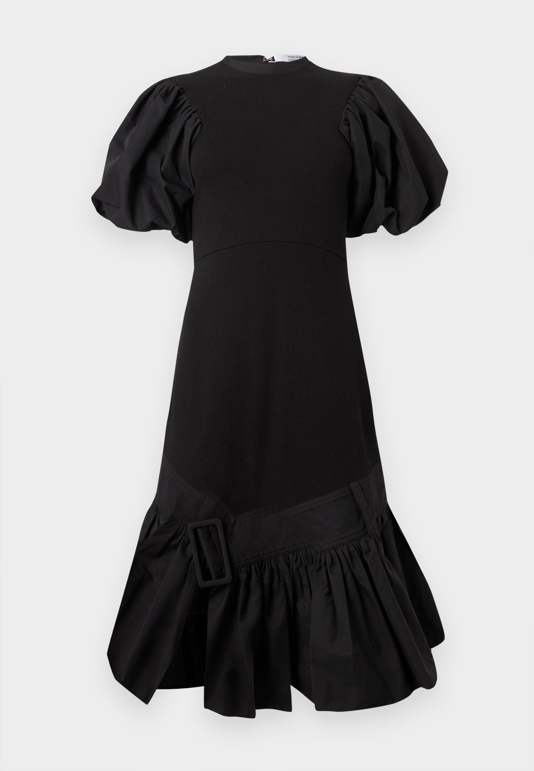 ROKH BELTED PUFF SLEEVE