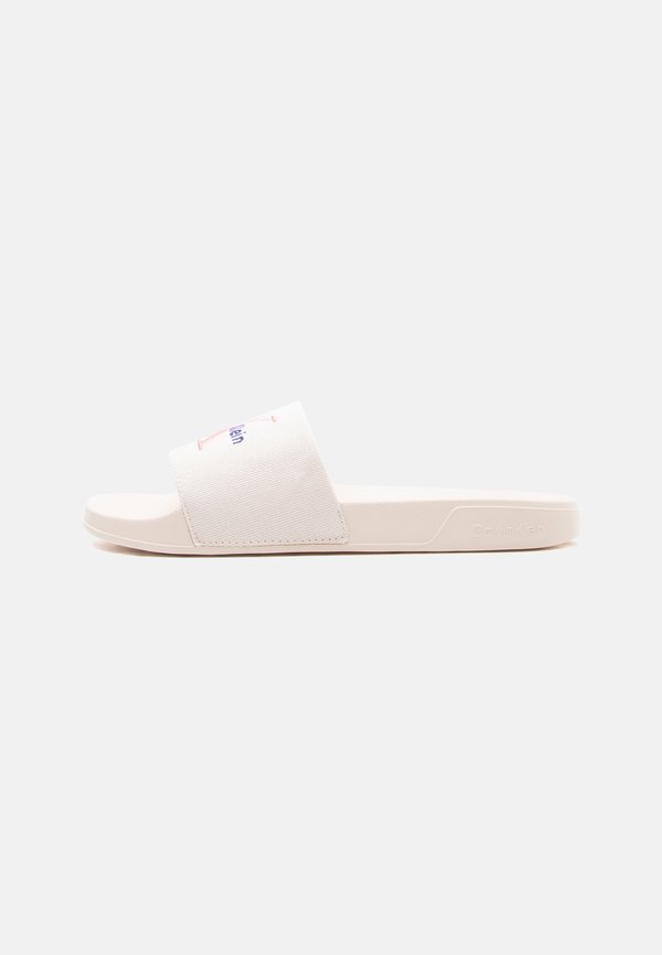 Calvin Klein ESS SLIDE - Mules - calico/peach pink