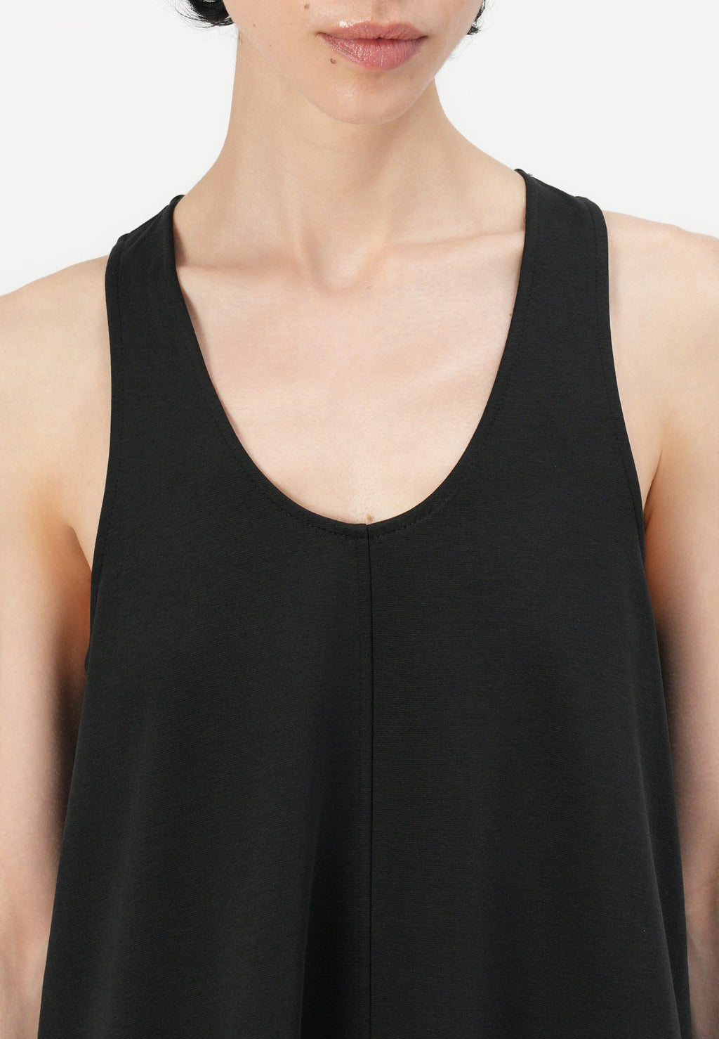 FLARED HALTER DRESS Media 6