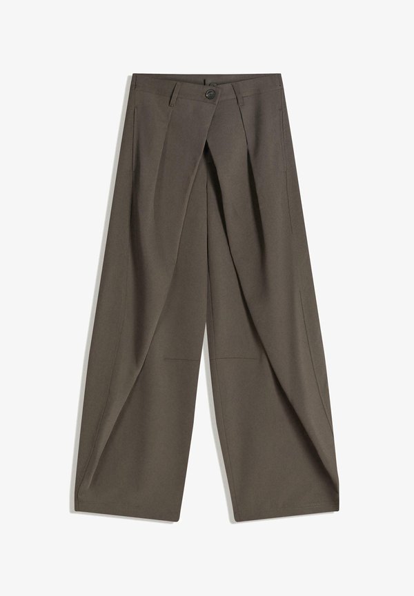 Bershka Trousers - sand