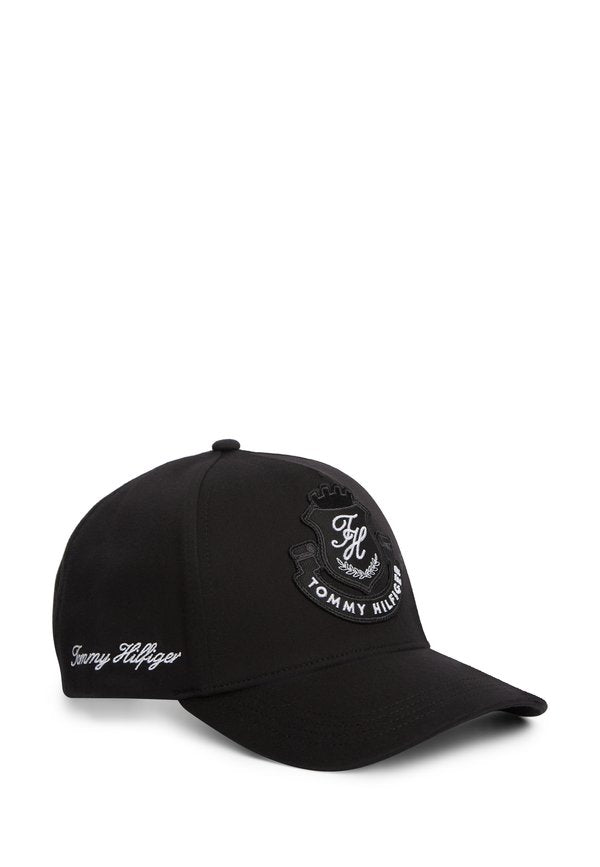 Tommy Hilfiger HERITAGE LOGO PATCH EMBROIDERY BASEBALL CAP - Cap - black