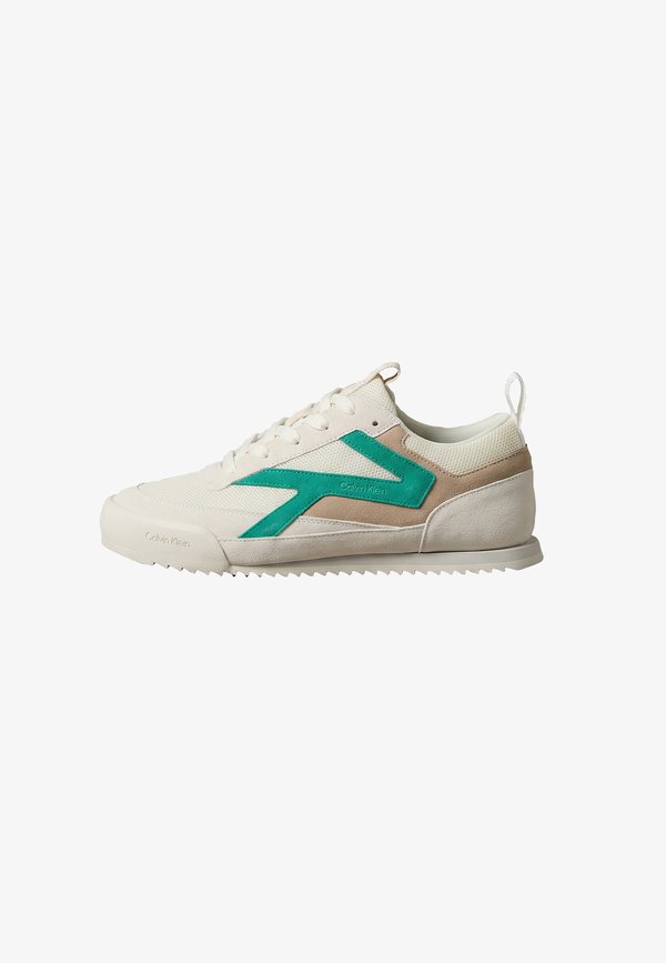 Calvin Klein LOW PRO RUNNER MIX MAT - Trainers - dk ecru marshmallow enchanted