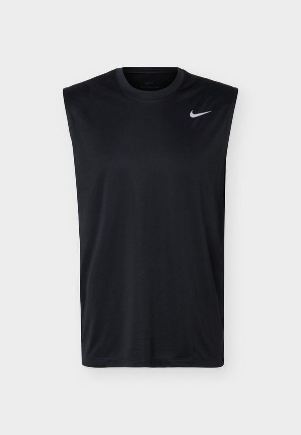 Nike Performance TEE FLEX - Top - black/matte silver-coloured