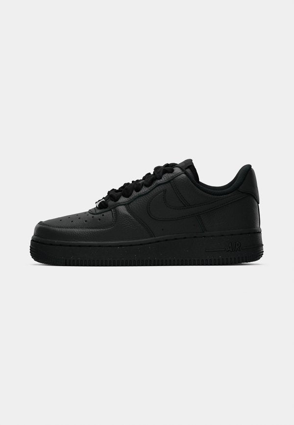 Nike Sportswear AIR FORCE 1 - Trainers - black/anthracite/metallic silver-coloured